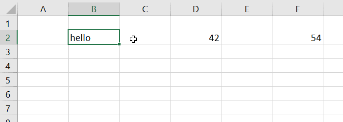 duplicate the content of cells by dragging the selection with the fill handle in excel